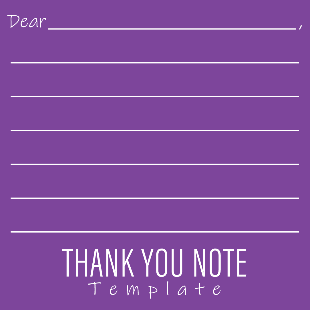 thank you note templates