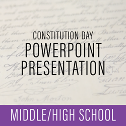 Constitution Day powerpoint presentation for high school students